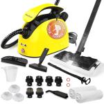 Waitbird Steam Cleaner, Multipurpose Powerful Steamer with 21 Accessories, 248°F High-Temperature Steam for Floors, Grout, Tiles, Cars - 38oz Large Tank, Chemical-Free Cleaning