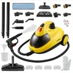 STEAMBOT® Heavy Duty Steam Cleaner with 2L Large Water Tank, 28-in-1 Multipurpose steam cleaner for home, High Temperature Deep Cleaning for Grout, Floor, Tile, Oven, Car, Window&Kitchen，no chemical