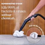 Dupray Neat Steam Cleaner with 17-Piece Kit - Powerful, Chemical-Free Cleaning for Floors, Cars, Tiles, Upholstery, Kitchen, Bathroom Grout, Carpets & More - Kills up to 99.9% of Bacteria & Viruses *