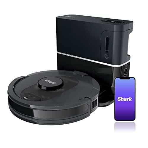Shark R-AV2501S HEPA Self-Empty Base, Bagless, 30-Day Capacity LIDAR Navigation Perfect for Pet Hair AI Robot Vacuum, Black - Certified Refurbished