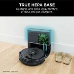 Shark R-AV2501S HEPA Self-Empty Base, Bagless, 30-Day Capacity LIDAR Navigation Perfect for Pet Hair AI Robot Vacuum, Black - Certified Refurbished