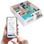 Shark UR2500SR AI Ultra Robot Vacuum, with Ultra Clean, Home Mapping, 30-Day Capacity Bagless Self Empty Base, Perfect for Pet Hair, WiFi, Compatible with Alexa, Black/Silver (Renewed)