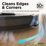 Shark Matrix Plus 2in1 Robot Vacuum & Mop with Sonic Mopping, Matrix Clean, Home Mapping, HEPA Bagless Self Empty Base, CleanEdge, for Pet Hair, Wifi, Black/Silver (RV2610WA)