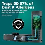 Shark Matrix Plus 2in1 Robot Vacuum & Mop with Sonic Mopping, Matrix Clean, Home Mapping, HEPA Bagless Self Empty Base, CleanEdge, for Pet Hair, WiFi, Compatible with Alexa, Black/Gold (AV2613WA)