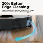 Shark Matrix Plus Robot Vacuum and Mop, Sonic Mopping, Home Mapping, Clean Edge, for Pet Hair, for Carpets and Hard Floor, UR2650WS