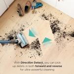 Shark PowerDetect Cordless Stick Vacuum, Powerful Suction, HEPA Filtration, Carpet & Hard Floor, Portable, Stick Vacuum for Pet Hair, Java Ice Blue, IP1255