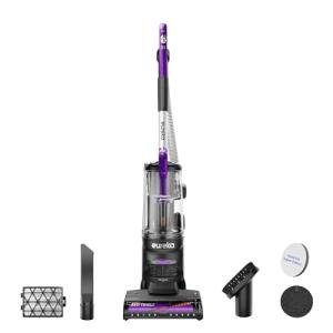Eureka FlexReach Powerful Upright Vacuum Cleaner for Carpet and Hard Floor, Lift-Up Vacuum with Large Dust Cup, Anti-Tangle, NEU651PL, Purple
