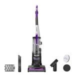 Eureka FlexReach Powerful Upright Vacuum Cleaner for Carpet and Hard Floor, Lift-Up Vacuum with Large Dust Cup, Anti-Tangle, NEU651PL, Purple