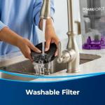 Power Force Helix Bagless Upright Vacuum, Powerful Suction for Pet Hair,Carpet, Tile & Hardwood,Cleaning, Scatter-Free Technology, Large Dirt Tank, 23ft Cord, 5 Height Settings (Violet)