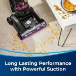 Power Force Helix Bagless Upright Vacuum, Powerful Suction for Pet Hair,Carpet, Tile & Hardwood,Cleaning, Scatter-Free Technology, Large Dirt Tank, 23ft Cord, 5 Height Settings (Violet)