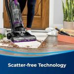 Power Force Helix Bagless Upright Vacuum, Powerful Suction for Pet Hair,Carpet, Tile & Hardwood,Cleaning, Scatter-Free Technology, Large Dirt Tank, 23ft Cord, 5 Height Settings (Violet)