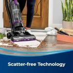 BIISSELLL Power Force Helix Bagless Upright Vacuum, Powerful Suction for Pet Hair,Carpet, Tile & Hardwood,Cleaning, Scatter-Free Technology, Large Dirt Tank, 23ft Cord, 5 Height Settings (Purple)