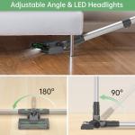 ENCHE Cordless Stick Vacuum Cleaner, 45KPA Powerful Suction 50Mins Runtime, Lightweight 6-in-1 Vacuum with LED Touch Screen Anti-Tangle for Pet Hair Hard Floor Carpet Home Car