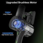 ENCHE Cordless Stick Vacuum Cleaner, 45KPA Powerful Suction 50Mins Runtime, Lightweight 6-in-1 Vacuum with LED Touch Screen Anti-Tangle for Pet Hair Hard Floor Carpet Home Car