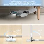 ENCHE Cordless Stick Vacuum Cleaner, 45KPA Powerful Suction 50Mins Runtime, Lightweight 6-in-1 Vacuum with LED Touch Screen Anti-Tangle for Pet Hair Hard Floor Carpet Home Car