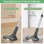 ENCHE Cordless Stick Vacuum Cleaner, 45KPA Powerful Suction 50Mins Runtime, Lightweight 6-in-1 Vacuum with LED Touch Screen Anti-Tangle for Pet Hair Hard Floor Carpet Home Car