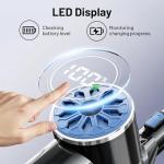 VIPSUN Cordless Vacuum Cleaner with Self-Standing, LED Screen Stick Vacuum Cleaners for Home, Lightweight Powerful Suction Vacuum, 6-in-1 Rechargeable Vacuum for Carpets, Pet Hair, Hardwood Floors