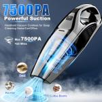 Upbooz Cordless Handheld Vacuum with Strong Suction