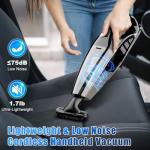 Upbooz Cordless Handheld Vacuum with Strong Suction