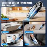 Upbooz Cordless Handheld Vacuum with Strong Suction