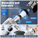 Upbooz Cordless Handheld Vacuum with Strong Suction