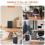 Hiwoor Touchless Automatic Bagged Canister Vacuum