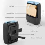 Hiwoor Touchless Automatic Bagged Canister Vacuum