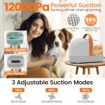 Ubrobo Dog Grooming Vacuum & Clippers Kit