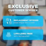 Blestan Handheld Vacuum Cordless Portable Car Vacuum with LED Light, High Power Suction, 3 in 1, Lightweight Rechargeable Hand Vacuum, Hand Held Vacuum Cleaner for Car Home Office, Pet Hair, Black