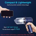 KMM Handheld Car Vacuum with LED Light