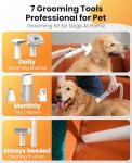 Oneisall 7-in-1 Powerful Pet Grooming Vacuum