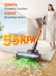Cordless 650W Vacuum Cleaner with LED Touch Screen