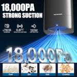 Touchless 1400W Vacuum with Hands-Free Dustpan