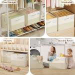 NestOrganix Large Foldable Shoe Organizer Bins – 2 Pack