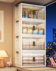 OlarHike 76QT Lockable Storage Bins – 4 Pack