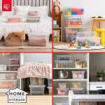 IRIS USA 20-Pack Clear Storage Bins with Lids