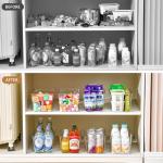 12 Pack Clear Plastic Storage Bins with Handles