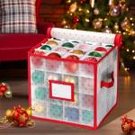 BIEBOS Christmas Tree Ornament Storage Box for 64