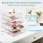 Clear Stackable Storage Drawers - 2 Pack