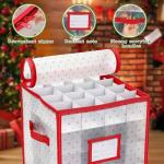 BIEBOS Christmas Tree Ornament Storage Box for 64