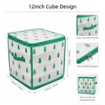 Clear Christmas Ornament Storage Box with Dividers