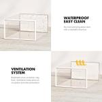 12-Pack Clear Plastic Shoe Storage Boxes