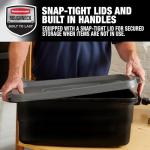 Rubbermaid Heavy Duty 10-Gal Storage Bins 6-Pack