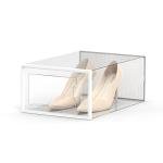 12-Pack Clear Plastic Shoe Storage Boxes
