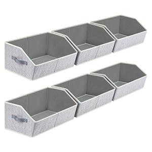 Homsorout Large Fabric Storage Bins - 6 Pack