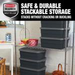 Rubbermaid Heavy Duty 10-Gal Storage Bins 6-Pack