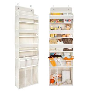 Door Hanging Organizer with 3 Bins and Side Pockets