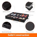 Under Bed Shoe Organizer Set of 2, Black