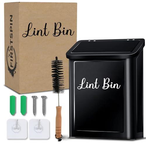 Magnetic Lint Bin for Laundry Room Organization