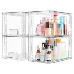 Vtopmart 4 Pack Stackable Acrylic Storage Bins